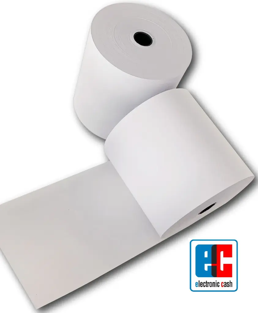 Thermorolle EC 57/9m/12 mit Lastschrifttext