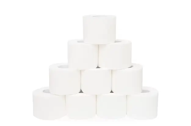 Toilettenpapier 64x250 Blatt 2-lag. 55% weiß