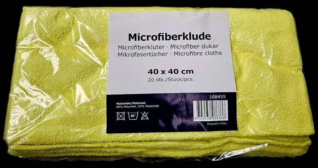 10 x Mikrofasertücher SCHWARZ 40 x 40cm Profiqualität SOFT Gastro Microfasertuch