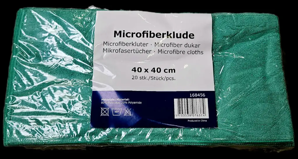 20 x Mikrofasertücher GRÜN 40 x 40cm Profiqualität Gastro Microfasertuch