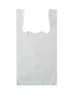 2000 Shoppertaschen HDPE, weiß, 28 x 14 x 48 Extra