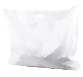 500 Tragetaschen 38 x 45 LDPE weiß