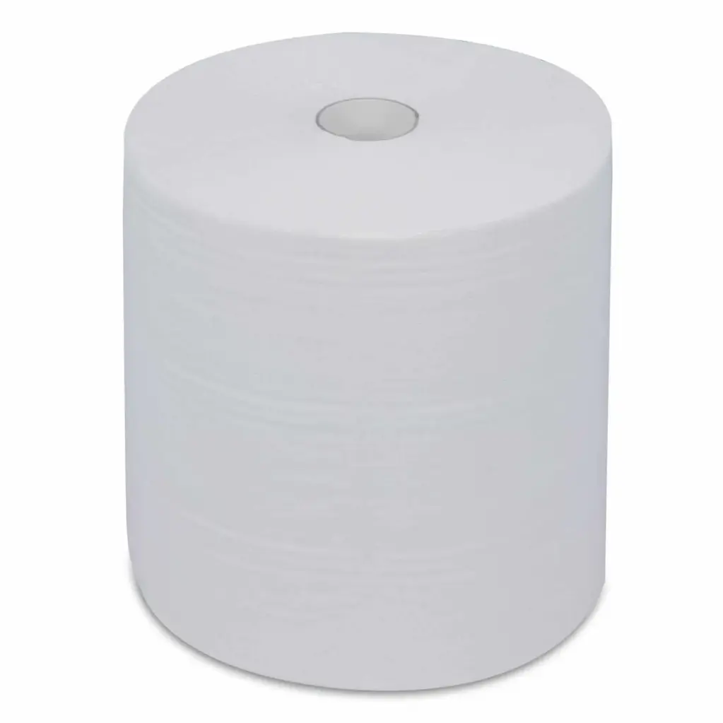 Handtuchrolle 6x Universal Zellstoff weiß, 20 cm, 2-lagig