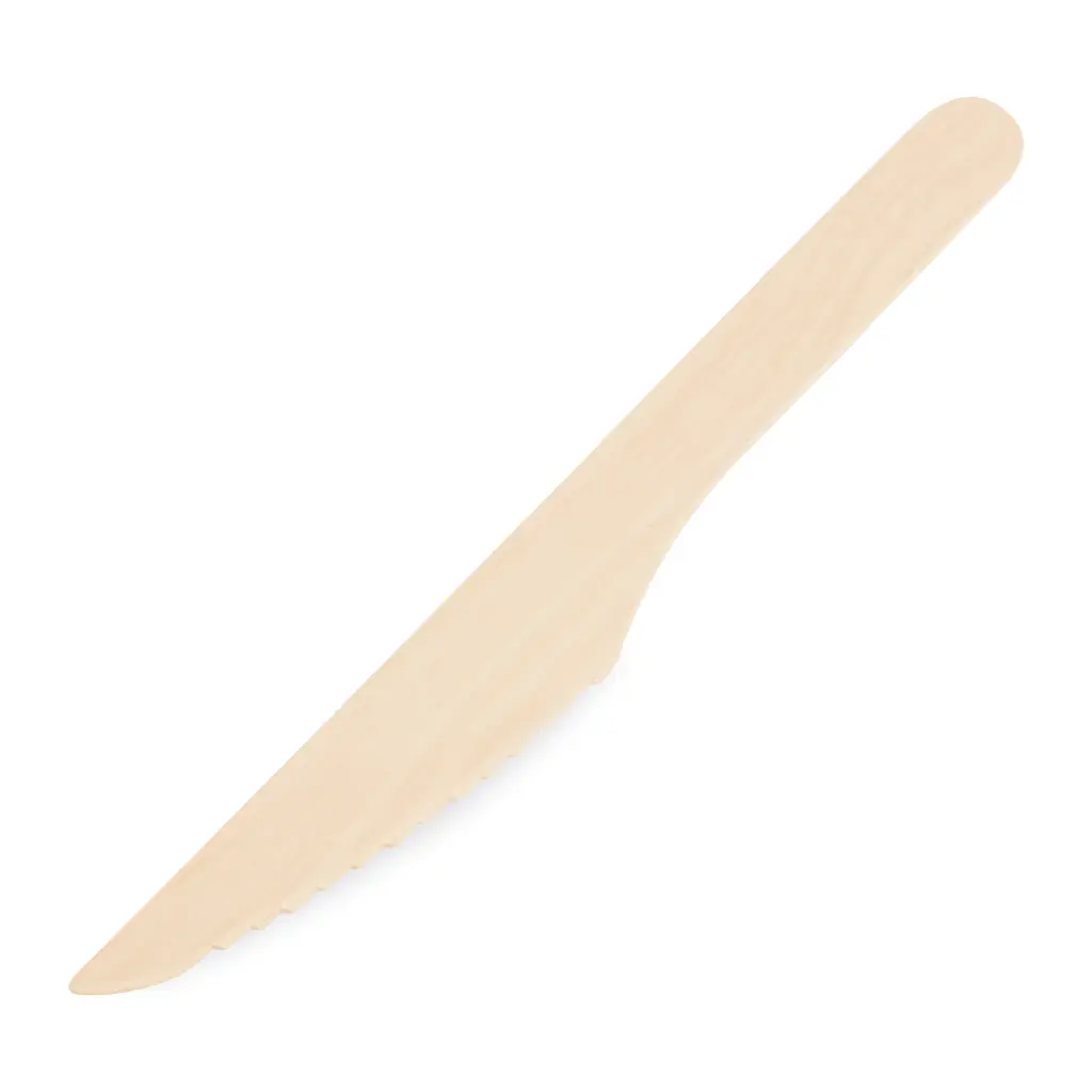 Messer einweg Holz 16,5 cm 2000 Stück