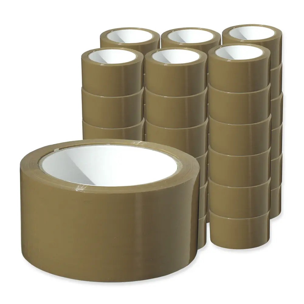 PP-Paketklebeband leise abroll. 50x66m 36 R. braun