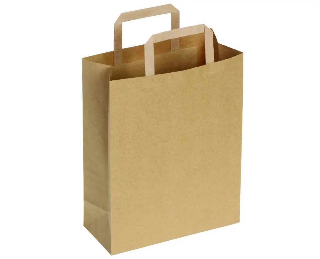 Papiertragetasche 26 x 17 x 25 cm braun 250 Stück