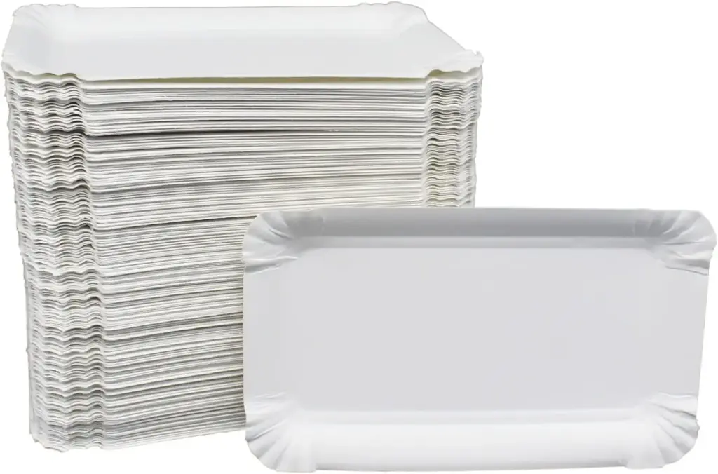 Pappteller rechteckig 10x16 cm Nr. 53 3.000 St.