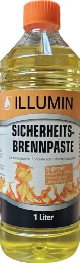 Sicherheitsbrennpaste 1 Liter Illumin Brenngel Kamingel IPA