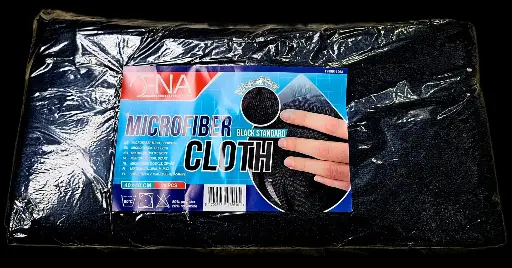 [511025] 20 x Mikrofasertücher SCHWARZ 40 x 40cm Profiqualität ST Gastro Microfasertuch