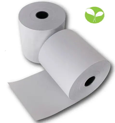 [510989] Thermorolle 80/80 m/12 blanco phenolfrei ÖKO weiß